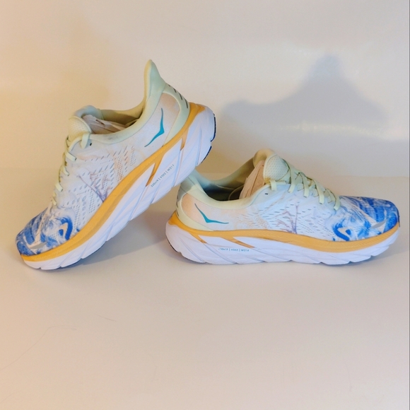 HOKA Blue and Yellow Running Shoes - Picture 4 of 9
